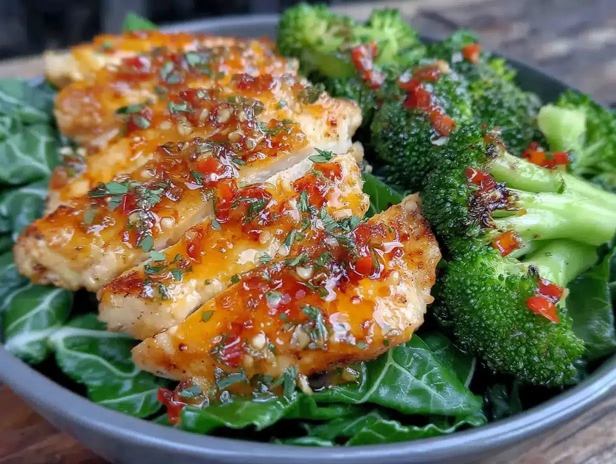 lemon-herb chicken collard greens bowl preparation steps