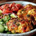lemon-herb chicken dinner bowl - featured image