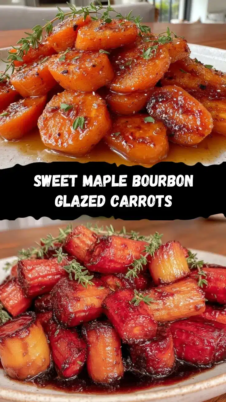 maple bourbon glazed carrots recipe