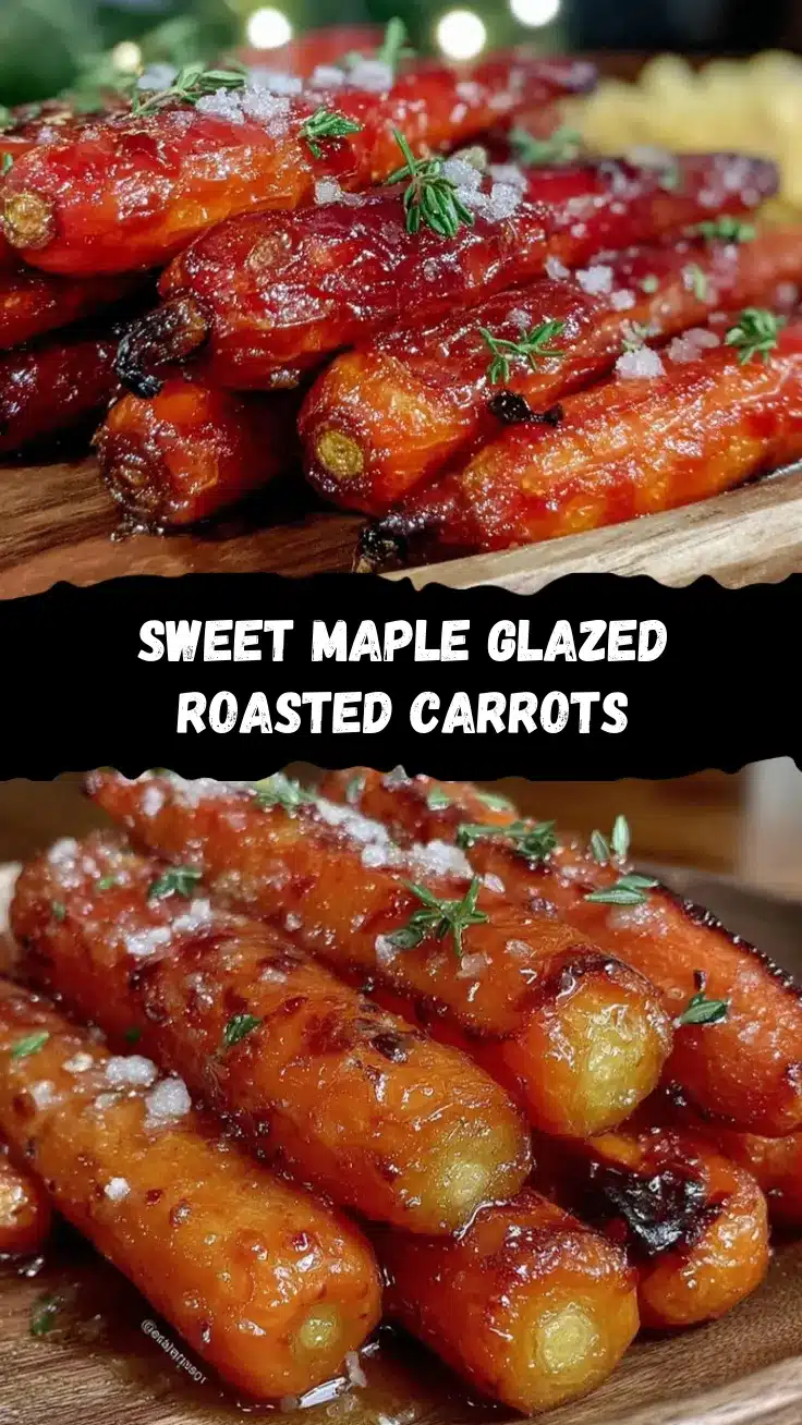 maple glazed roasted carrots recipe