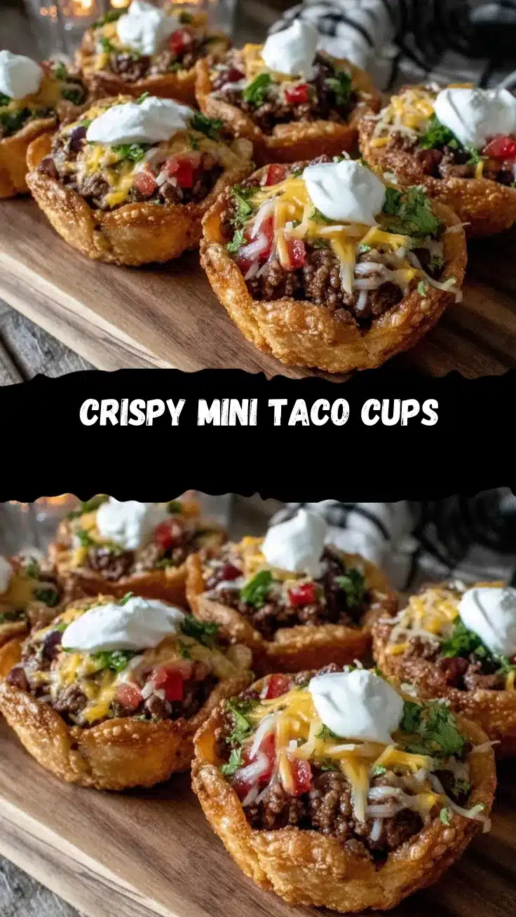 mini taco cups recipe recipe