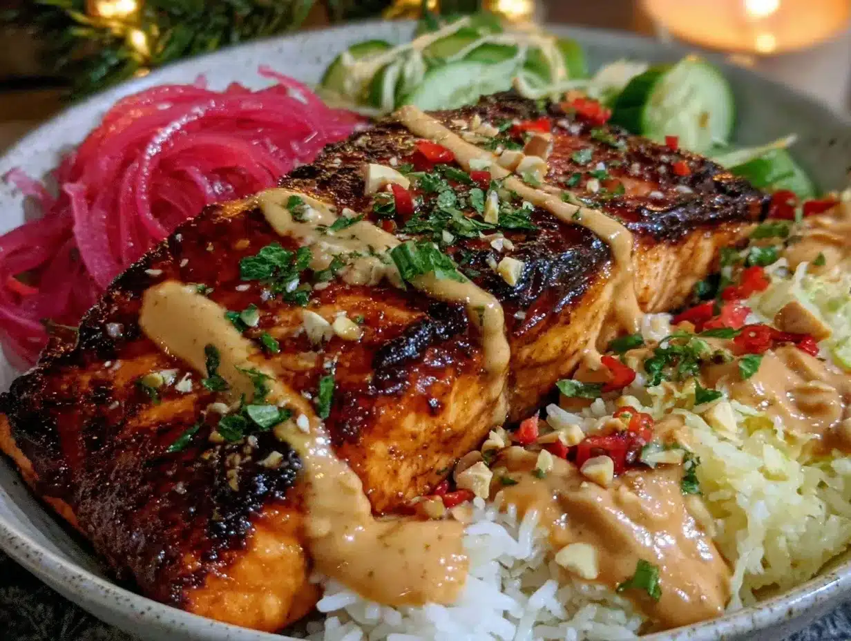 miso-glazed salmon bowl preparation steps