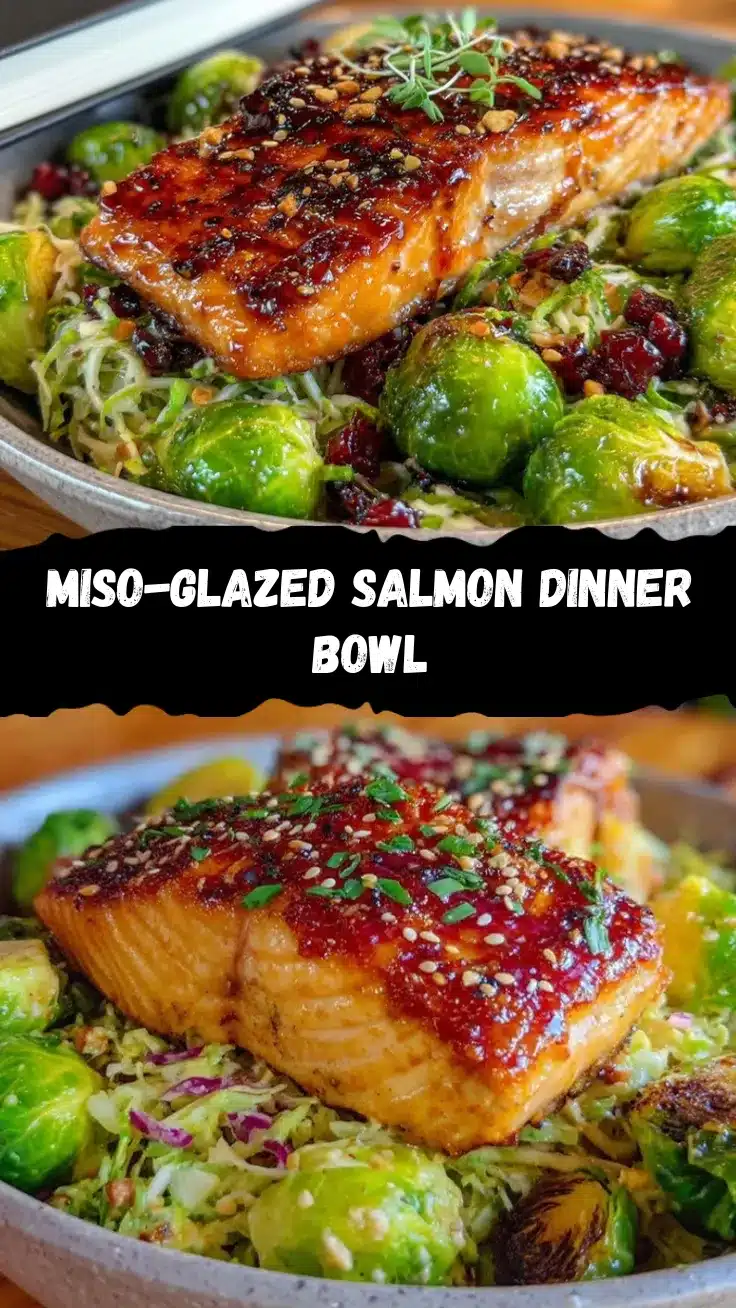 miso-glazed salmon dinner bowl recipe