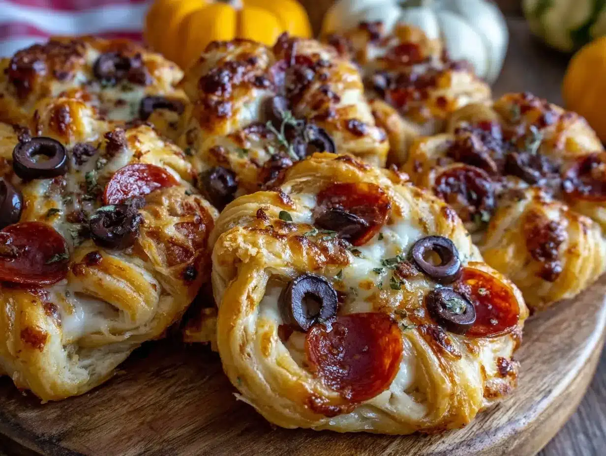 mummy pizza bites preparation steps