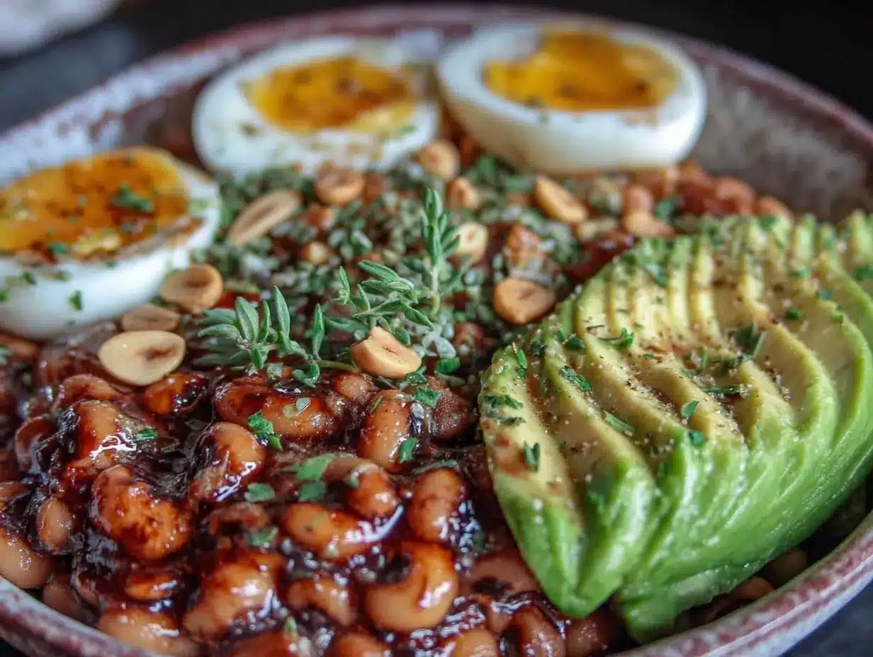 nourishing blackeyed pea bowl preparation steps