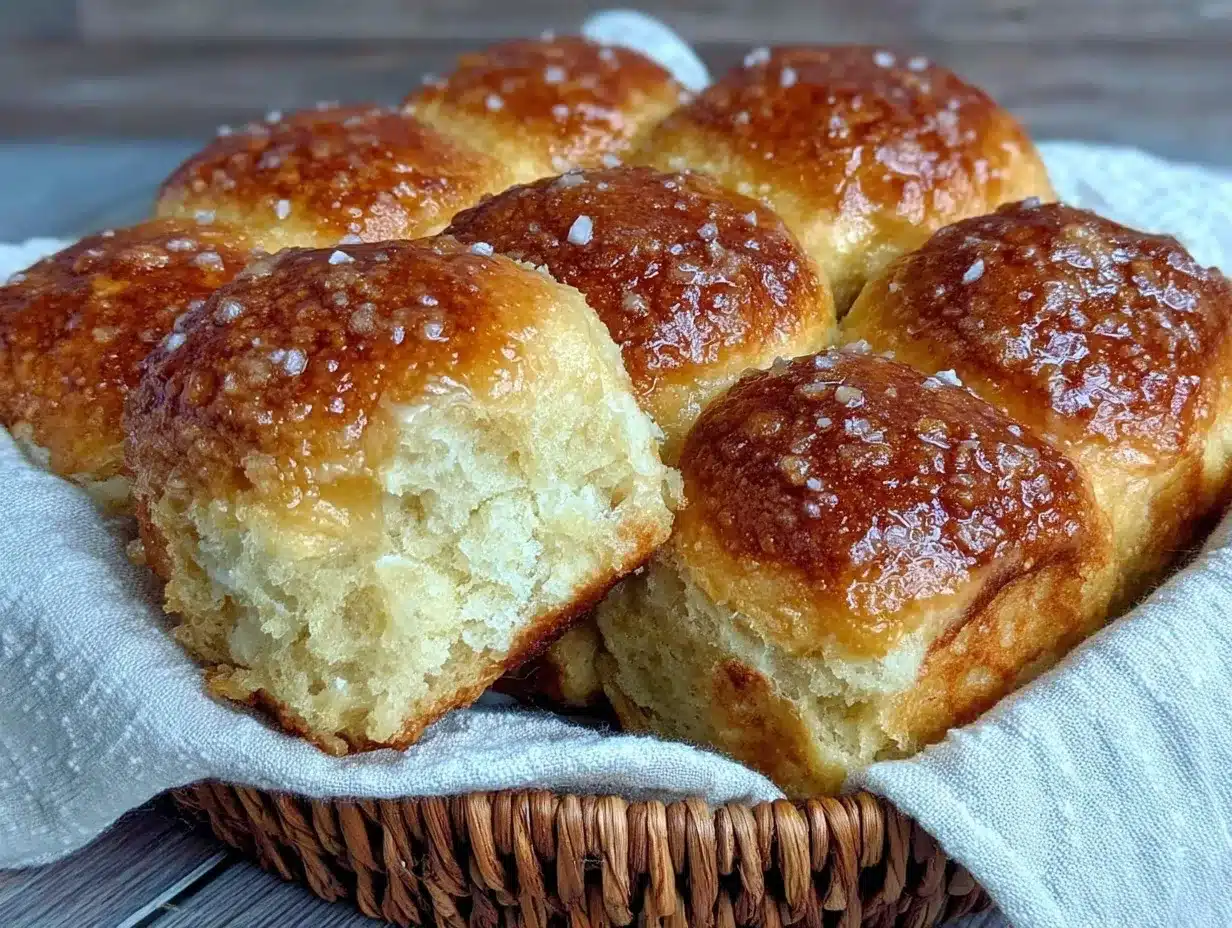 Parker House rolls preparation steps