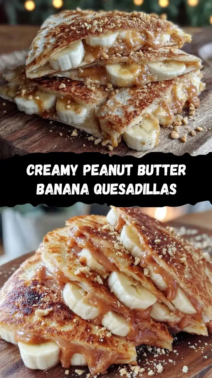 peanut butter banana quesadillas recipe