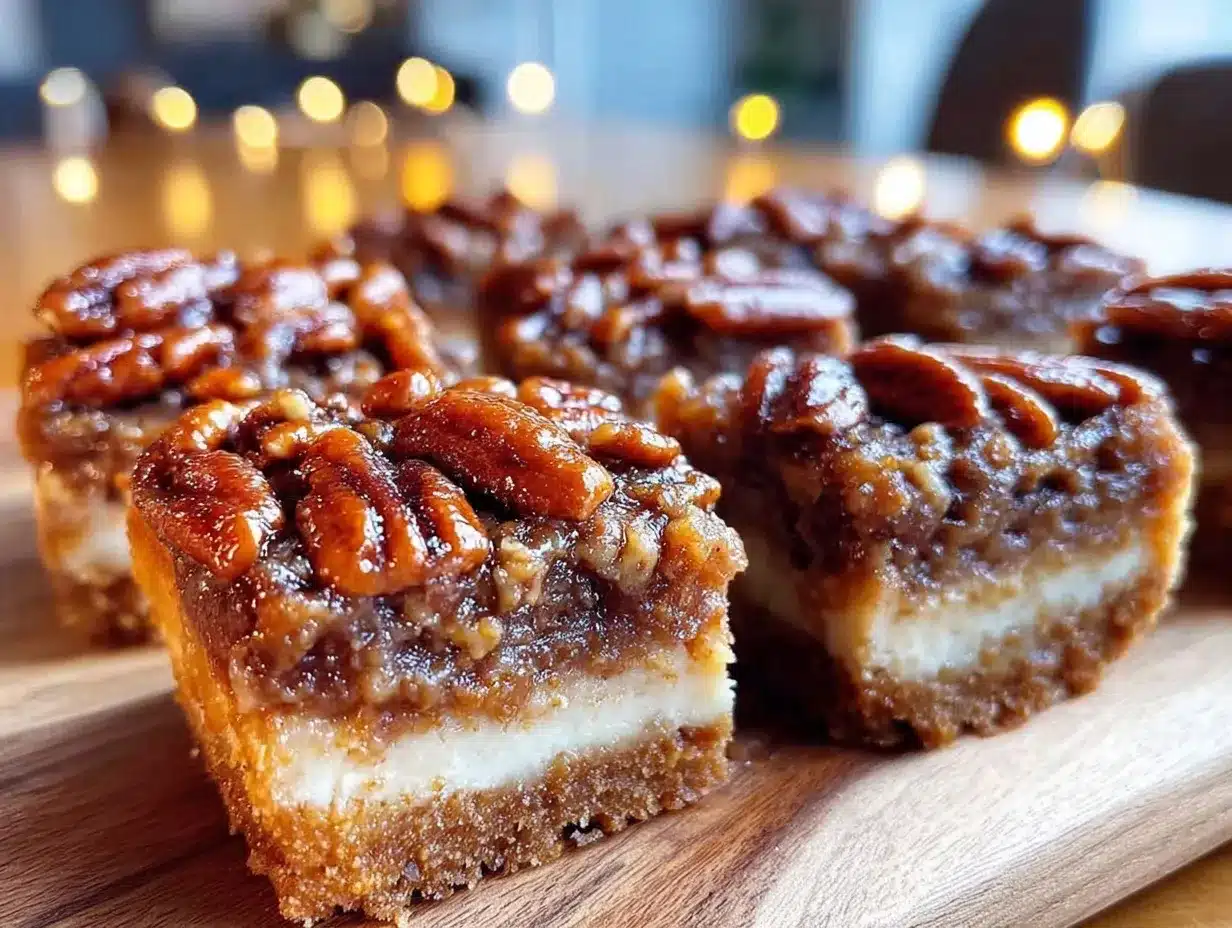 pecan pie cheesecake bars preparation steps