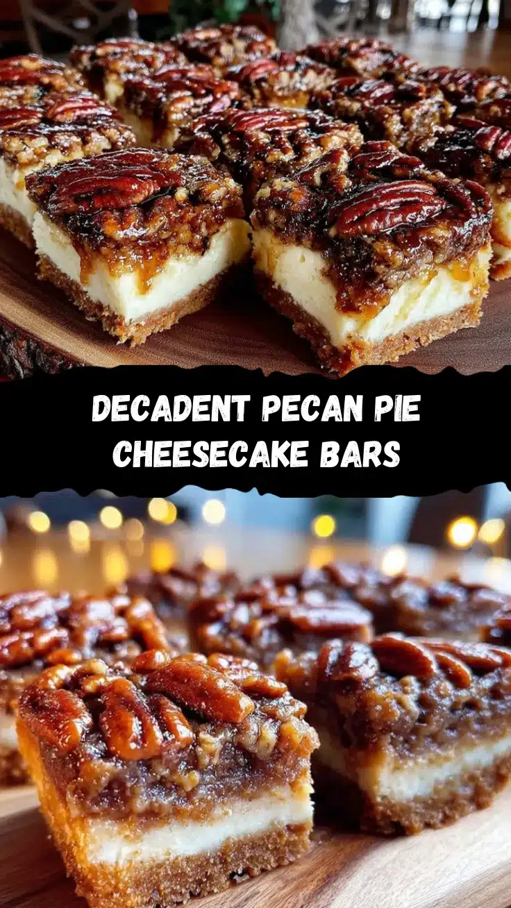 pecan pie cheesecake bars recipe
