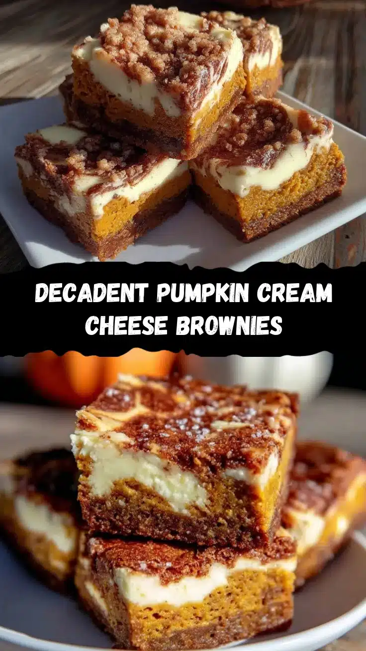 pumpkin cream cheese swirl brownies recipe