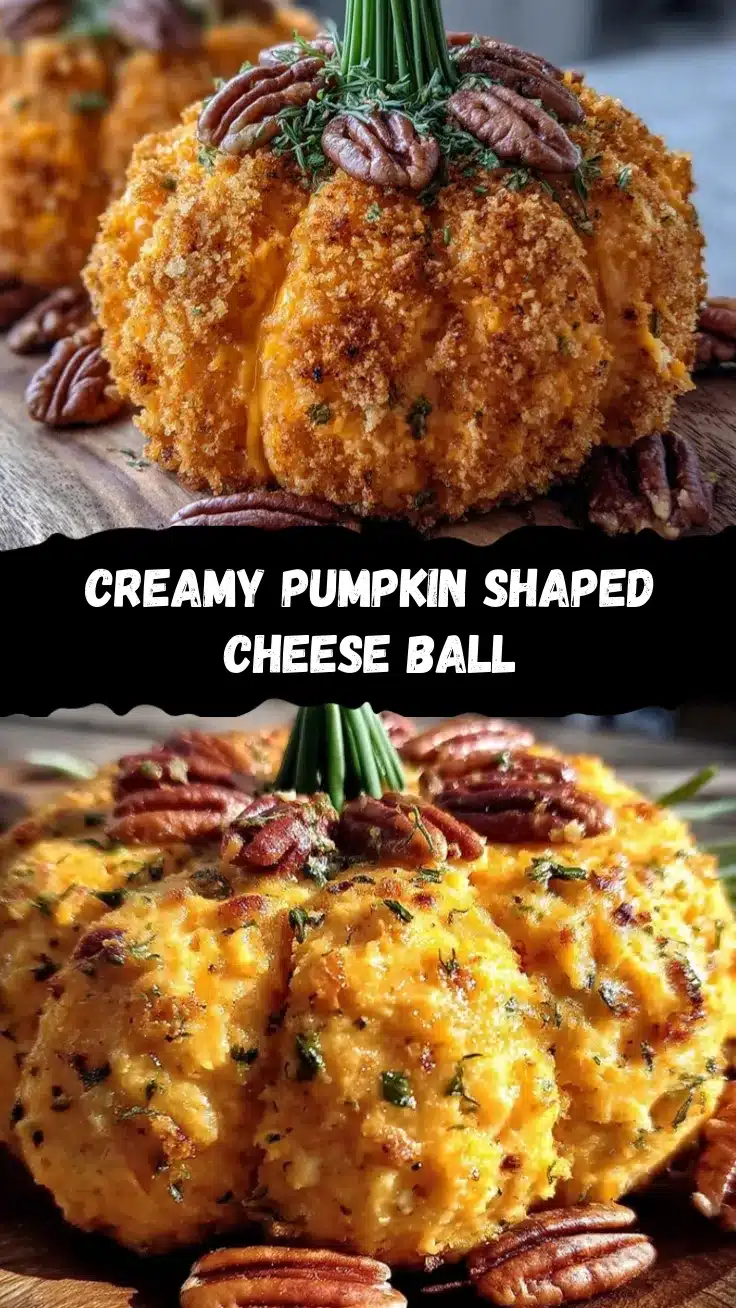 pumpkin shaped cheese ball recipe