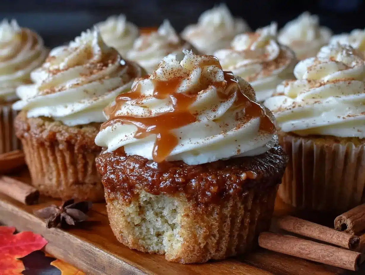 pumpkin spice latte cupcakes preparation steps