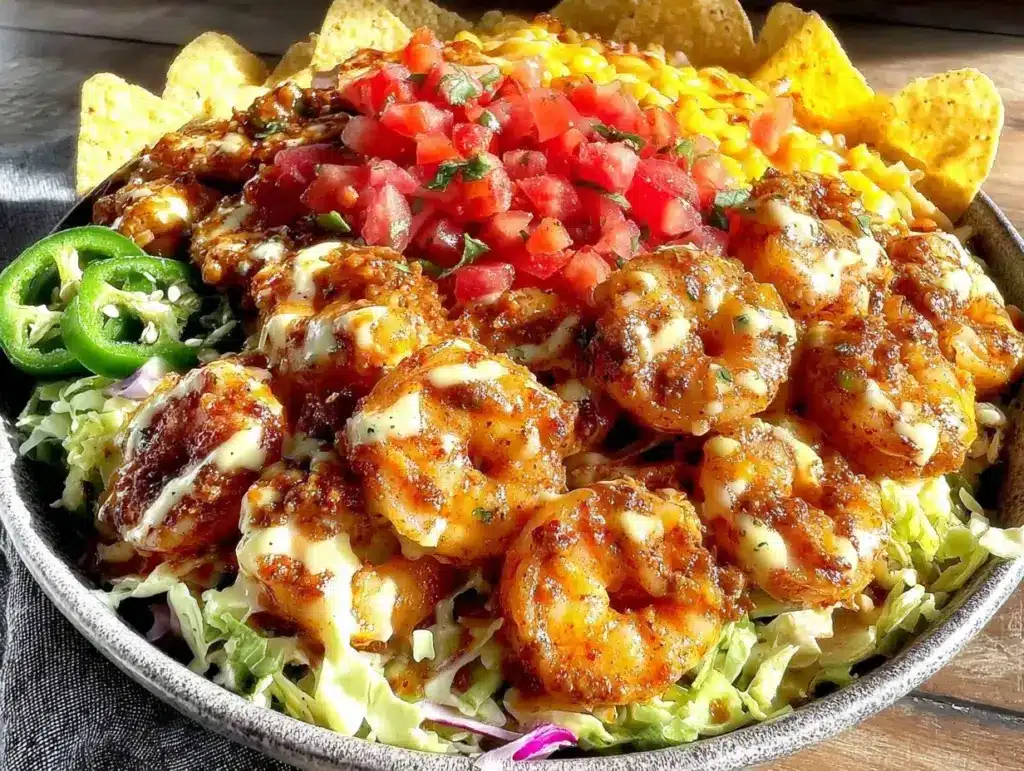 ranch taco party bowl with shrimp scampi - featured image
