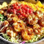 ranch taco party bowl with shrimp scampi - featured image