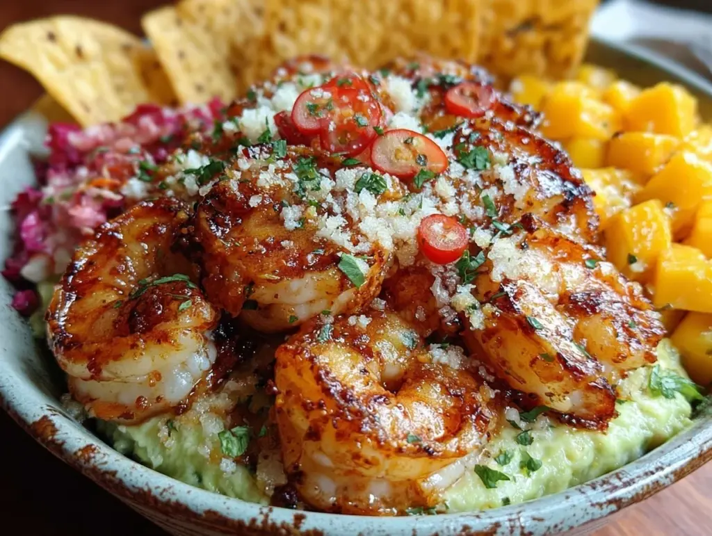 ranch taco party bowl with shrimp scampi - featured image