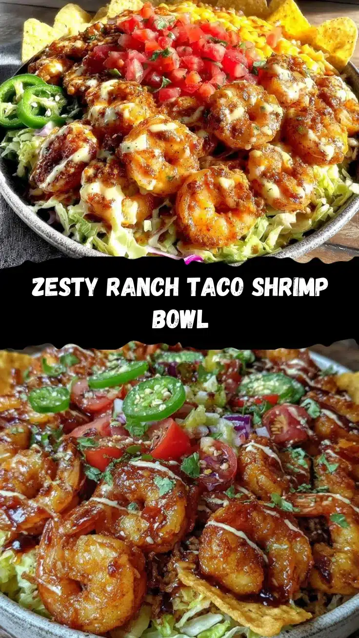 ranch taco party bowl with shrimp scampi recipe