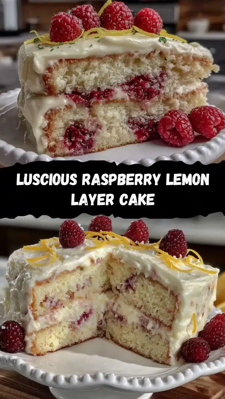 raspberry lemon layer cake recipe