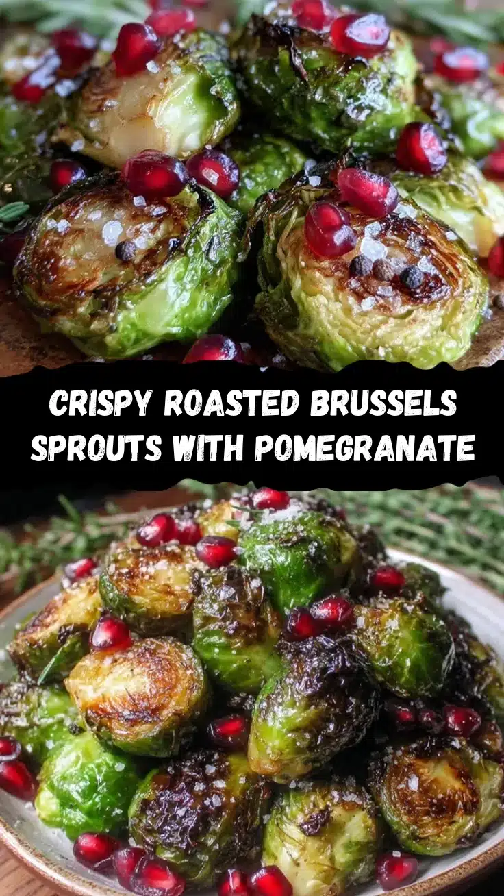 roasted Brussels sprouts with pomegranate recipe