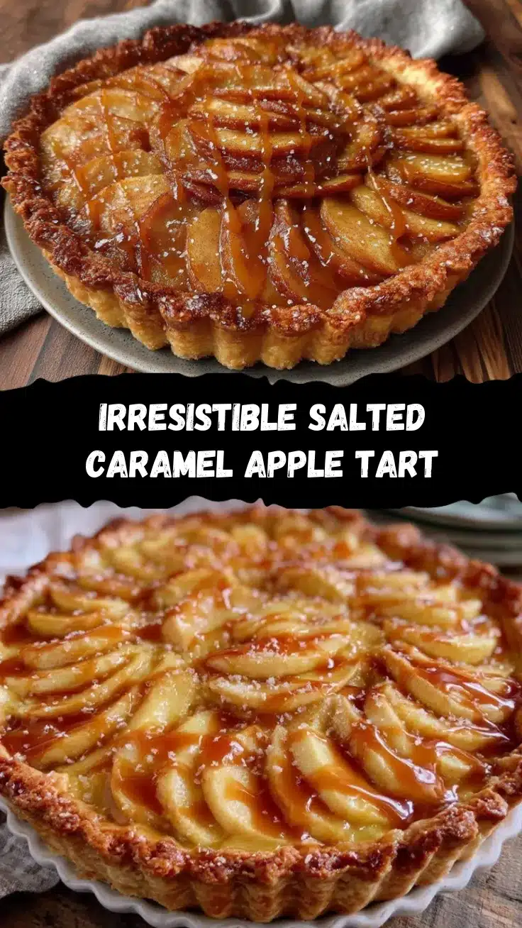 salted caramel apple tart recipe
