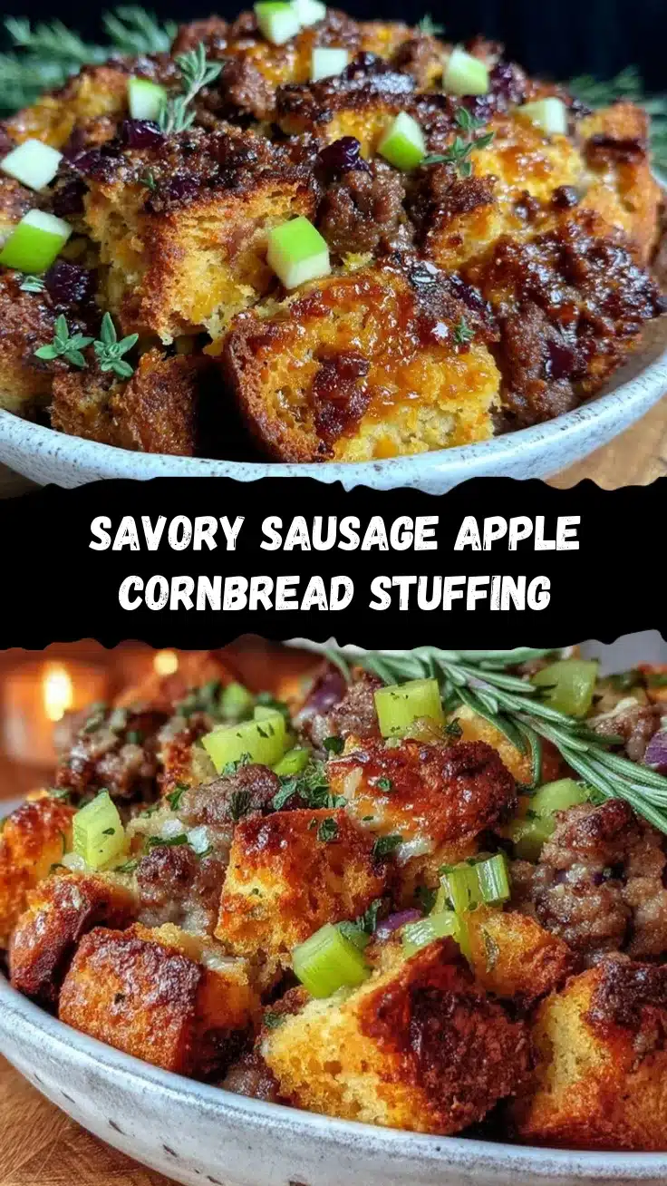 sausage apple cornbread stuffing recipe