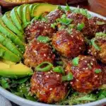 savory galentines nourish bowl turkey meatballs - featured image