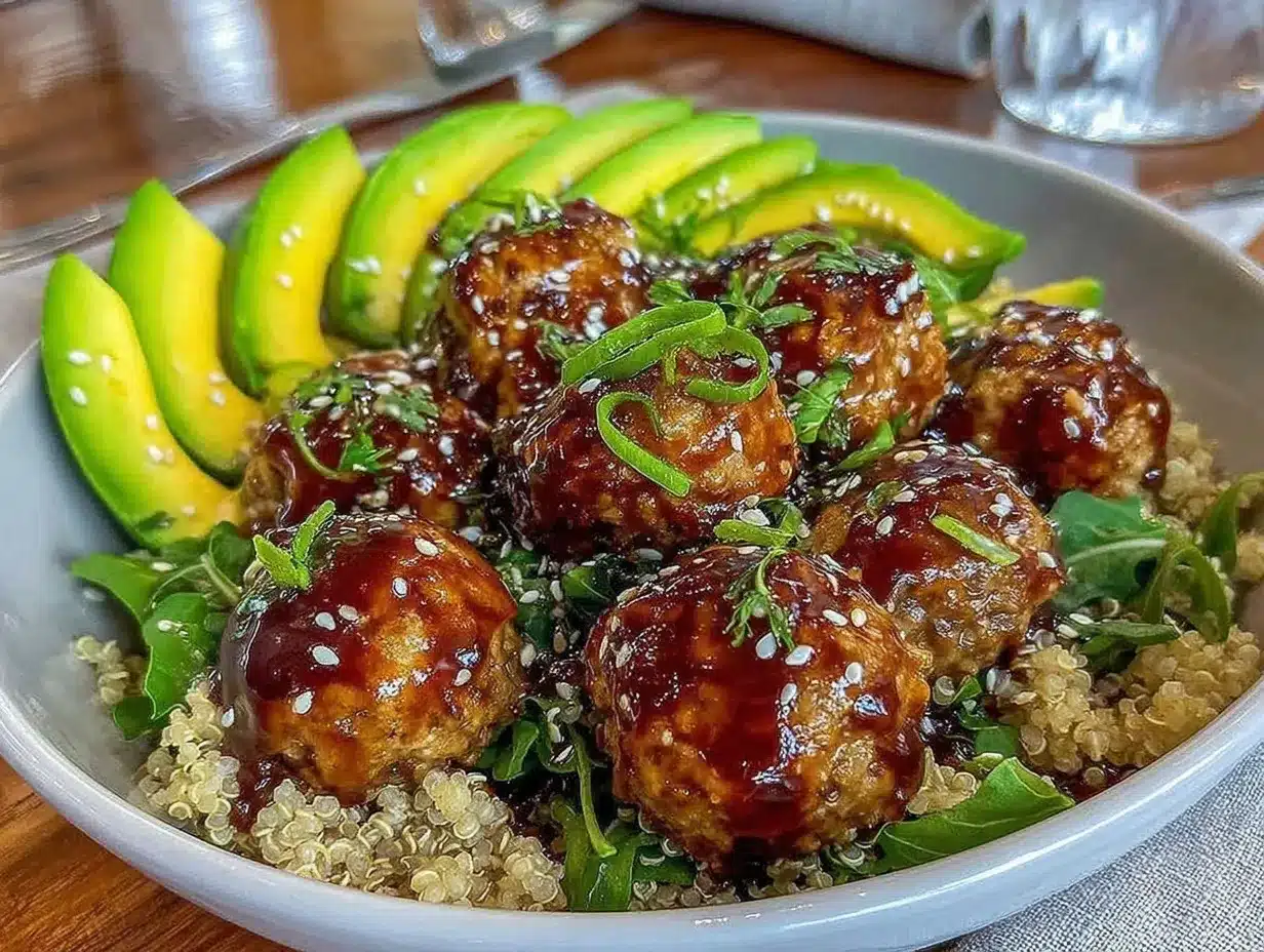 savory galentines nourish bowl turkey meatballs preparation steps