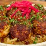 savory pork and sauerkraut crockpot bowl - featured image