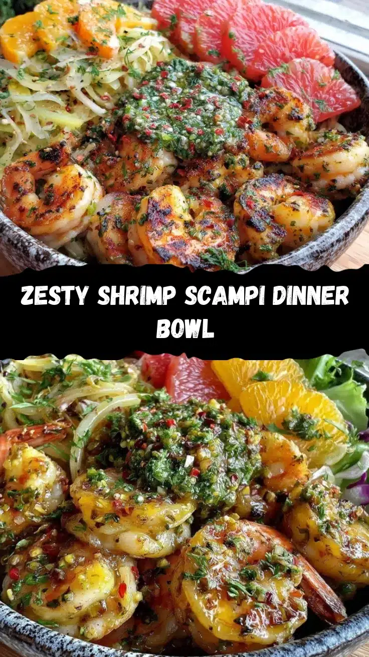 shrimp scampi dinner bowl recipe
