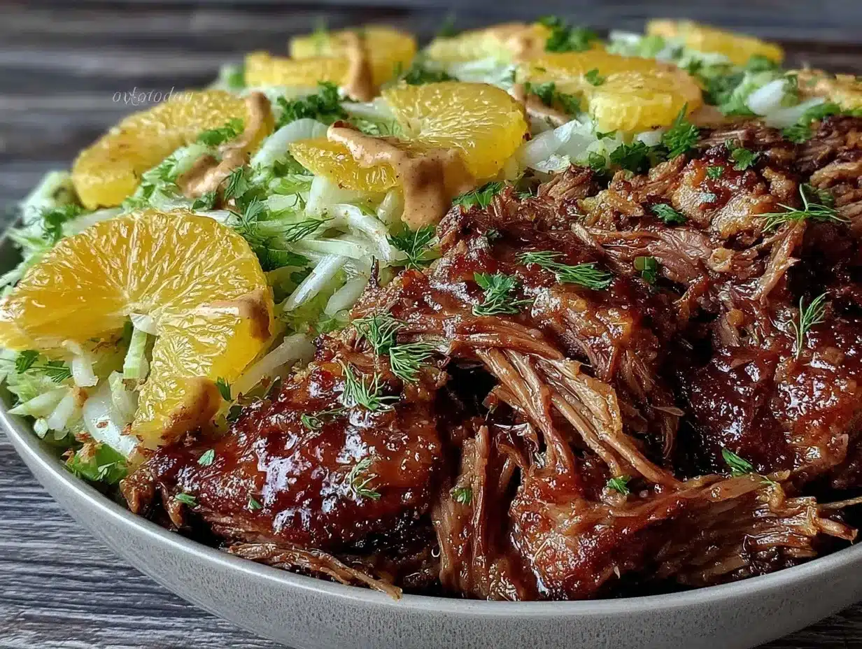slow-cooker pulled pork feast bowl preparation steps