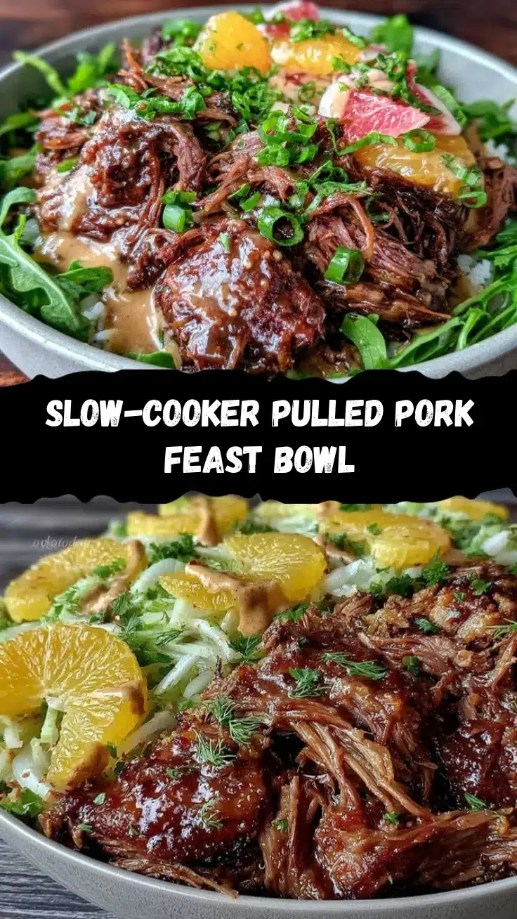 slow-cooker pulled pork feast bowl recipe