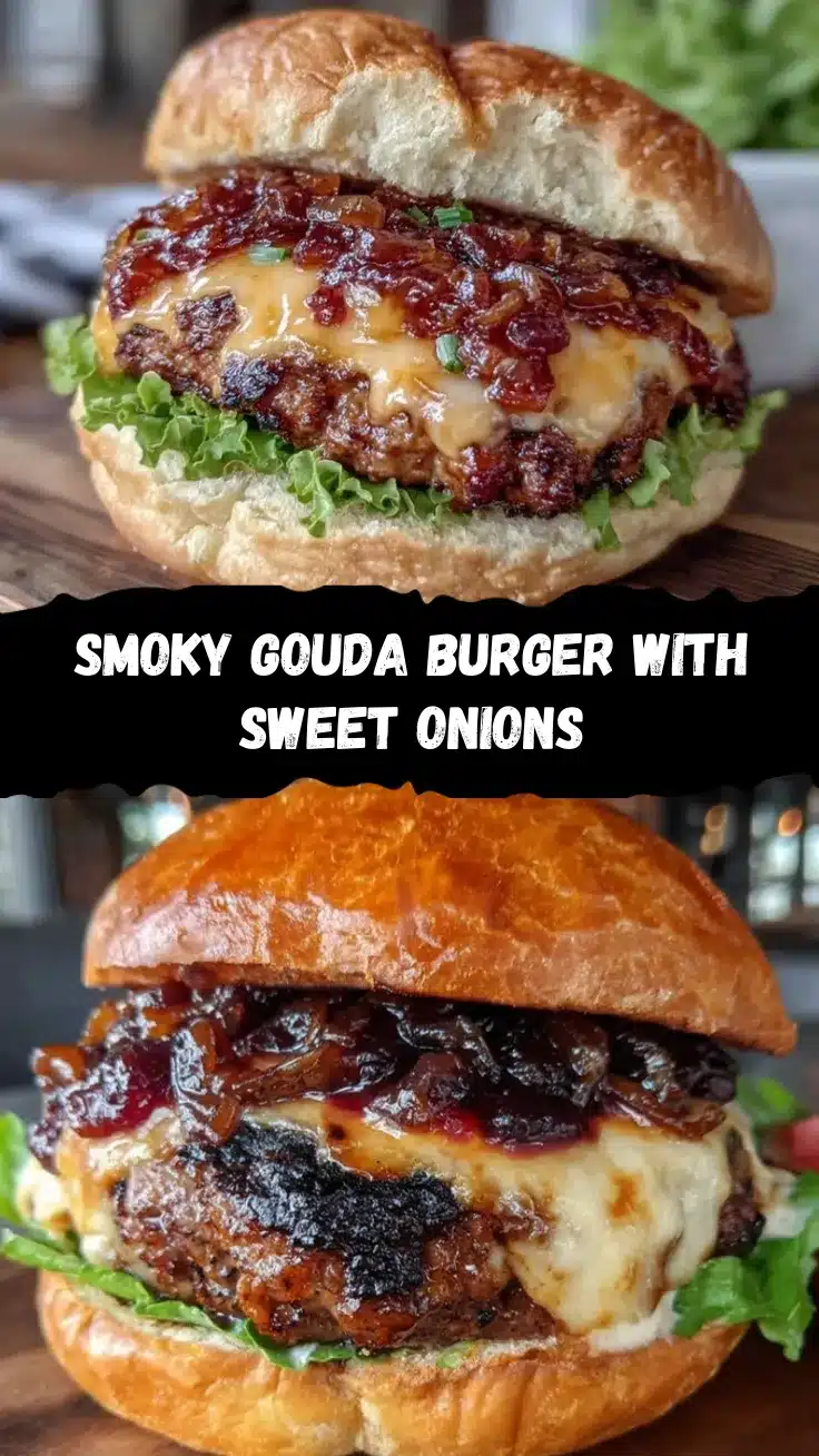 smoked Gouda burger recipe