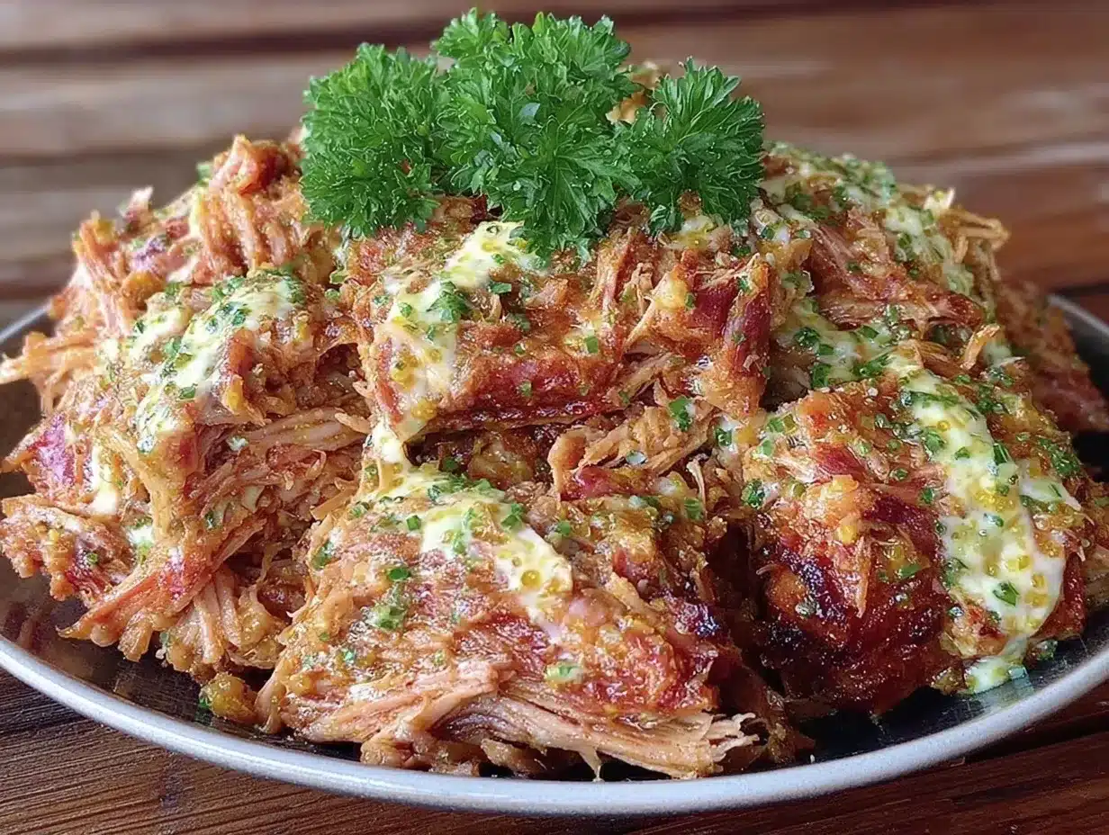 smoked pulled pork with alabama white sauce preparation steps