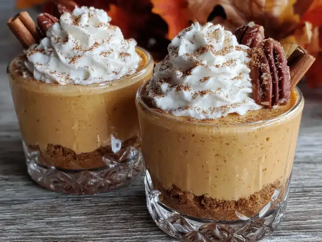 spiced pumpkin mousse parfaits - featured image