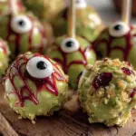 spooky monster eyeball cake pops - featured image