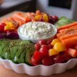 spooky skeleton veggie tray - featured image