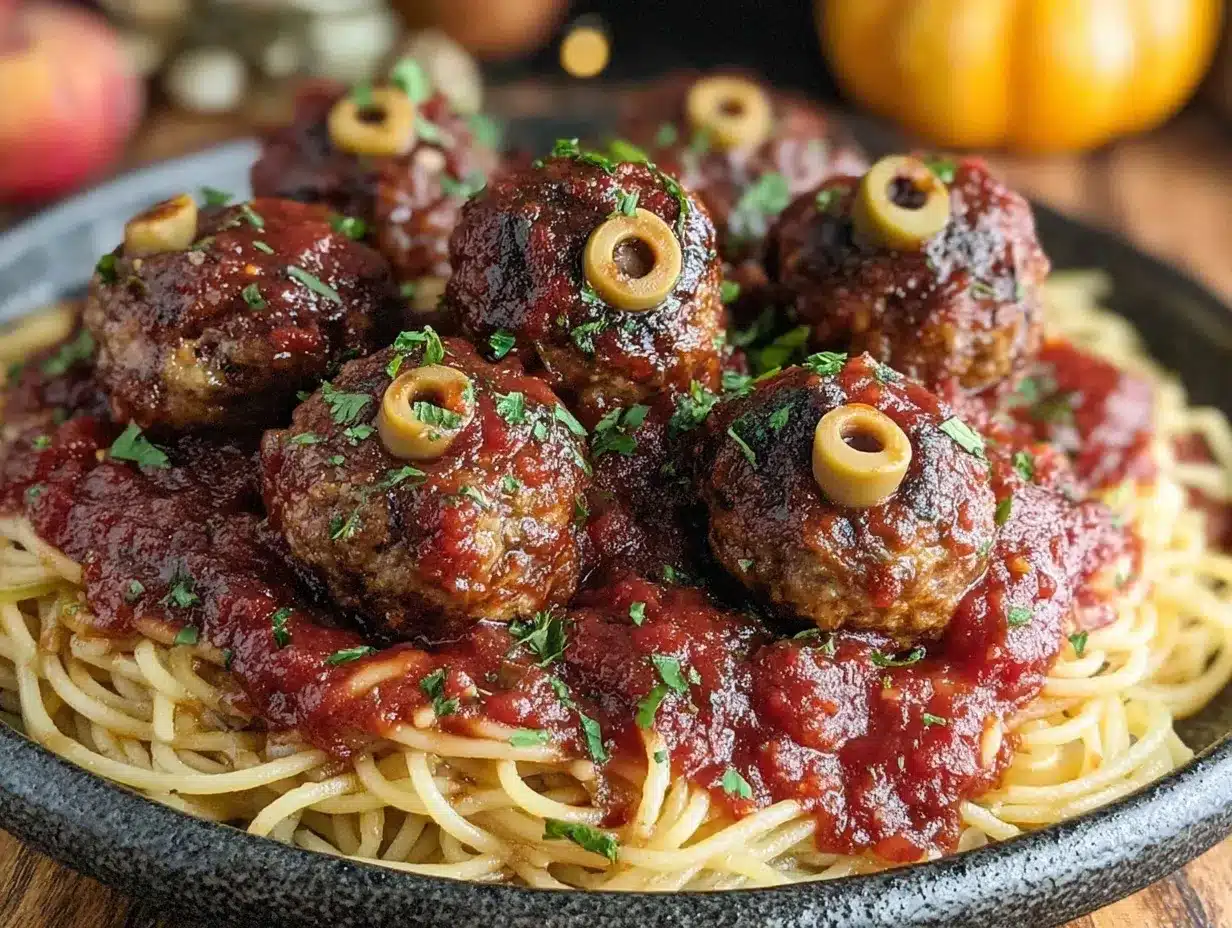 spooky spaghetti recipe preparation steps