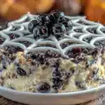 spooky spider web dip with black beans - featured image