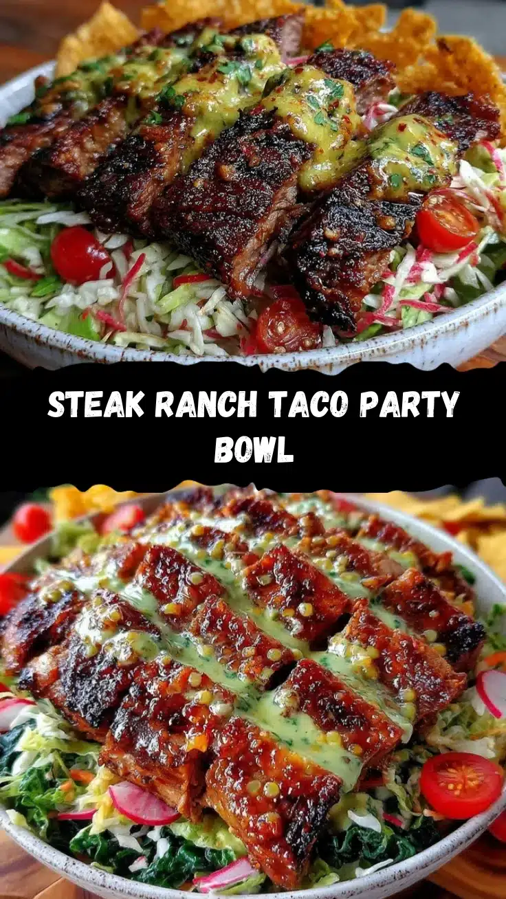 steak ranch taco party bowl recipe