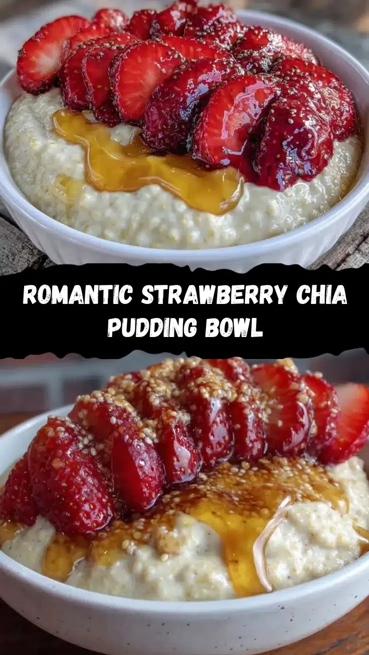 strawberry chia pudding bowl recipe