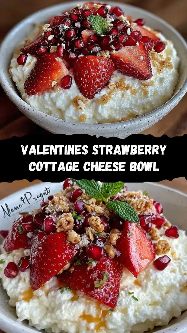 strawberry cottage cheese bowl recipe