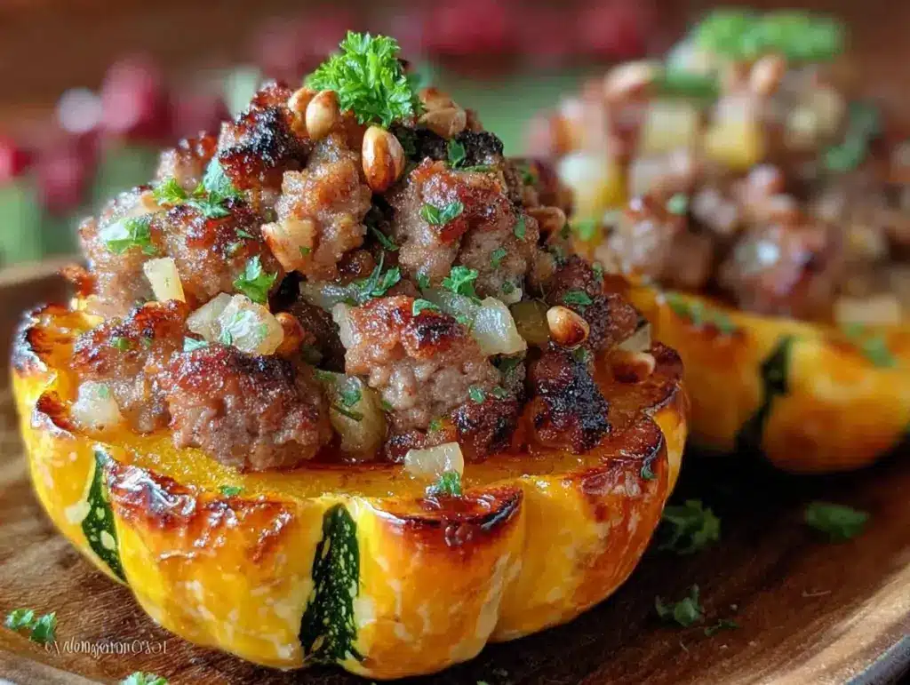 stuffed delicata squash - featured image