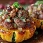 stuffed delicata squash - featured image