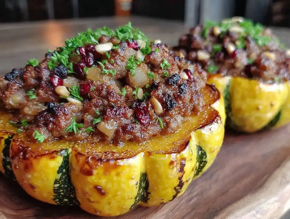 stuffed delicata squash preparation steps