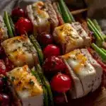 turkey and cheese kabobs - featured image