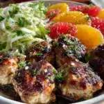 turkey meatball dinner bowl - featured image