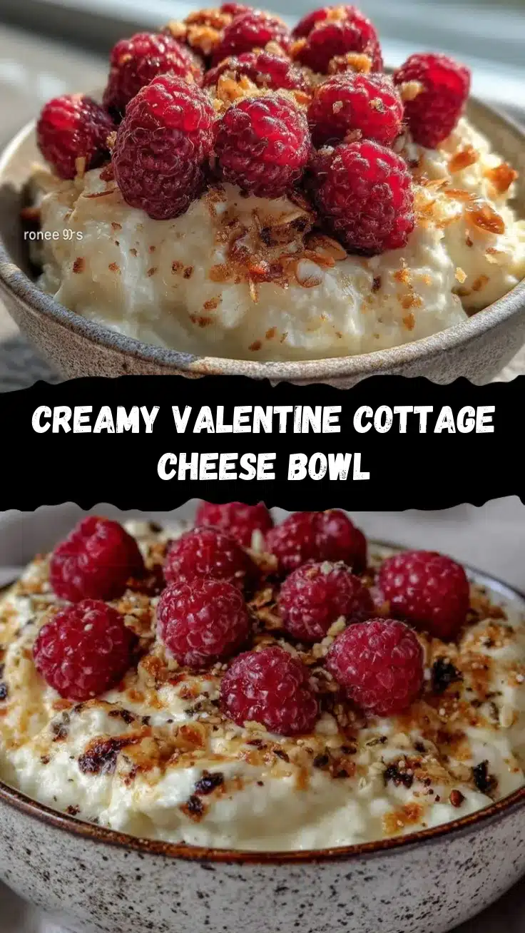 valentine cottage cheese bowl recipe