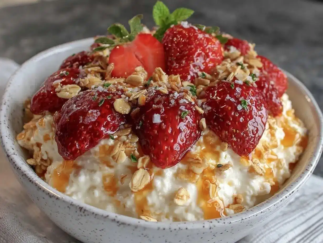 valentine treats cottage cheese bowl preparation steps