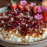 valentines charcuterie board oatmeal bowl - featured image