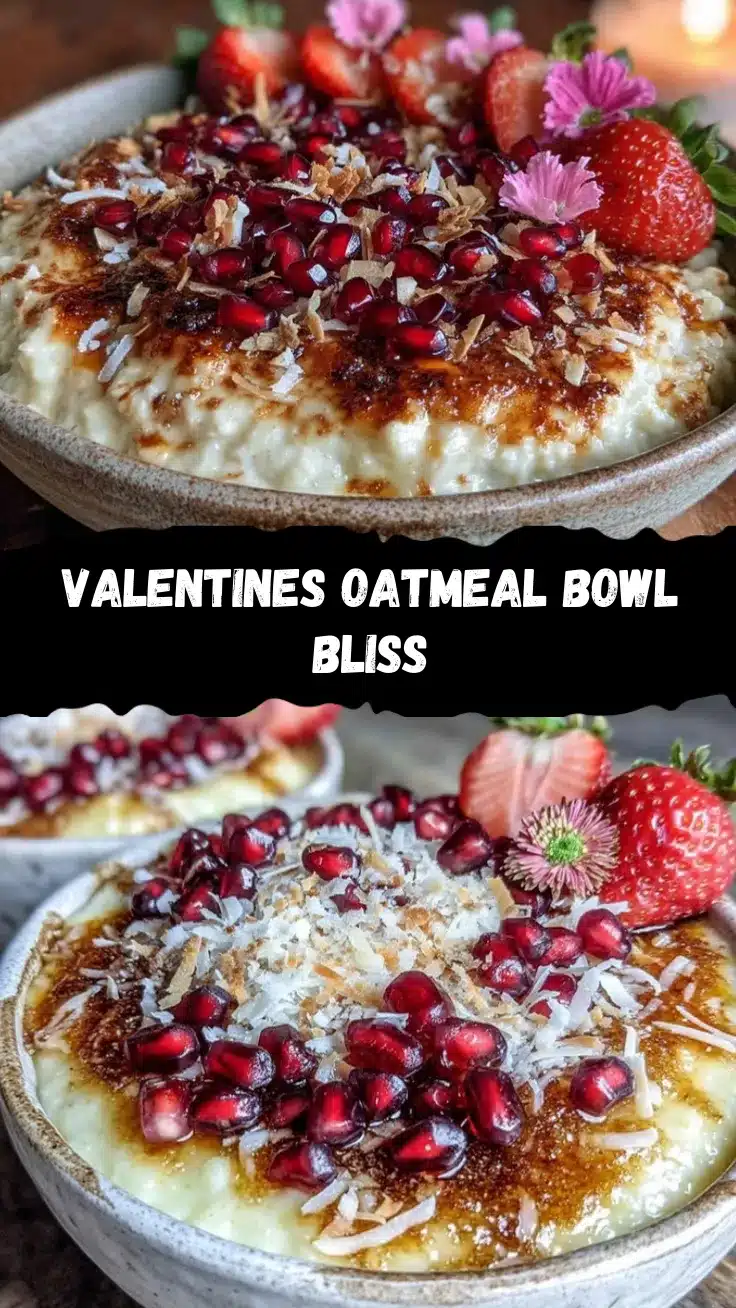 valentines charcuterie board oatmeal bowl recipe
