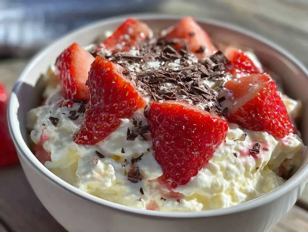 valentines cottage cheese bowl - featured image